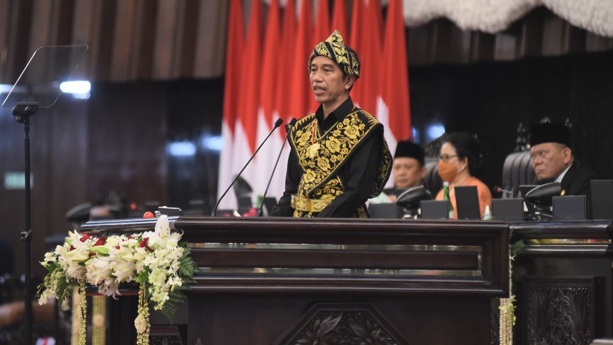 Examining Jokowi's Expressions During A Address At The MPR Annual Session
