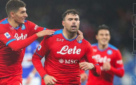 Napoli Vs Sampdoria 1-0: Andrea Petagna Bawa Partenopei Tembus 3 Besar