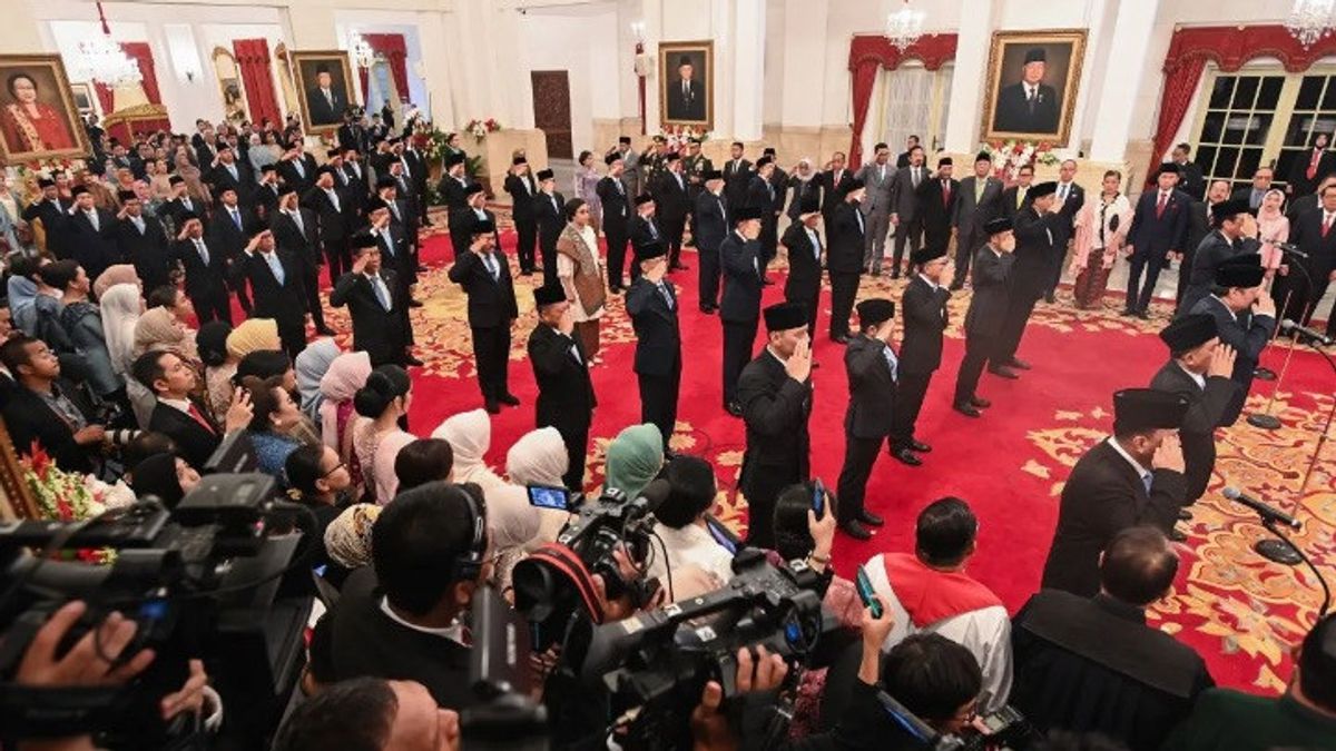 Le gros cabinet créé par Prabowo Subianto, gaspiller le pouvoir et les pertes budgétaires