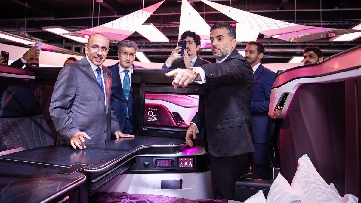 Qatar Airways Launches 'Qsuite Next Gen' At Farnborough International Airshow 2024