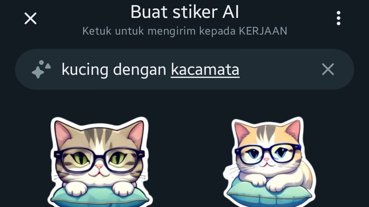 Simak Cara Mudah Membuat Stiker dengan AI di WhatsApp Android