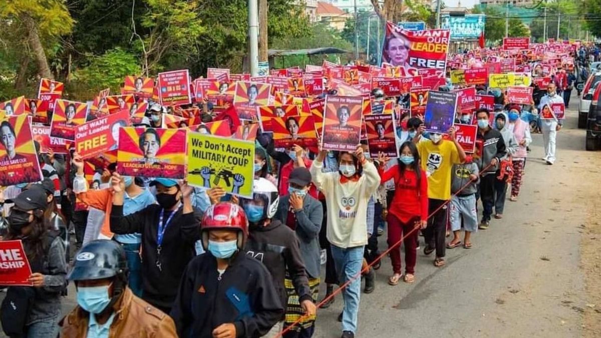 Lawan Kudeta Militer, Parlemen Myanmar Tunjuk Penjabat untuk 10 Kementerian