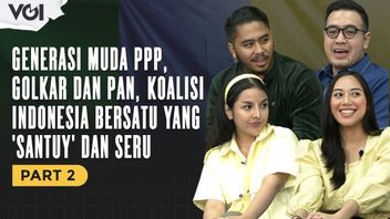 VIDEO: The Young Generation Of PPP, Golkar And PAN, The 'Santuy' And Fun United Indonesia Coalition Part 2