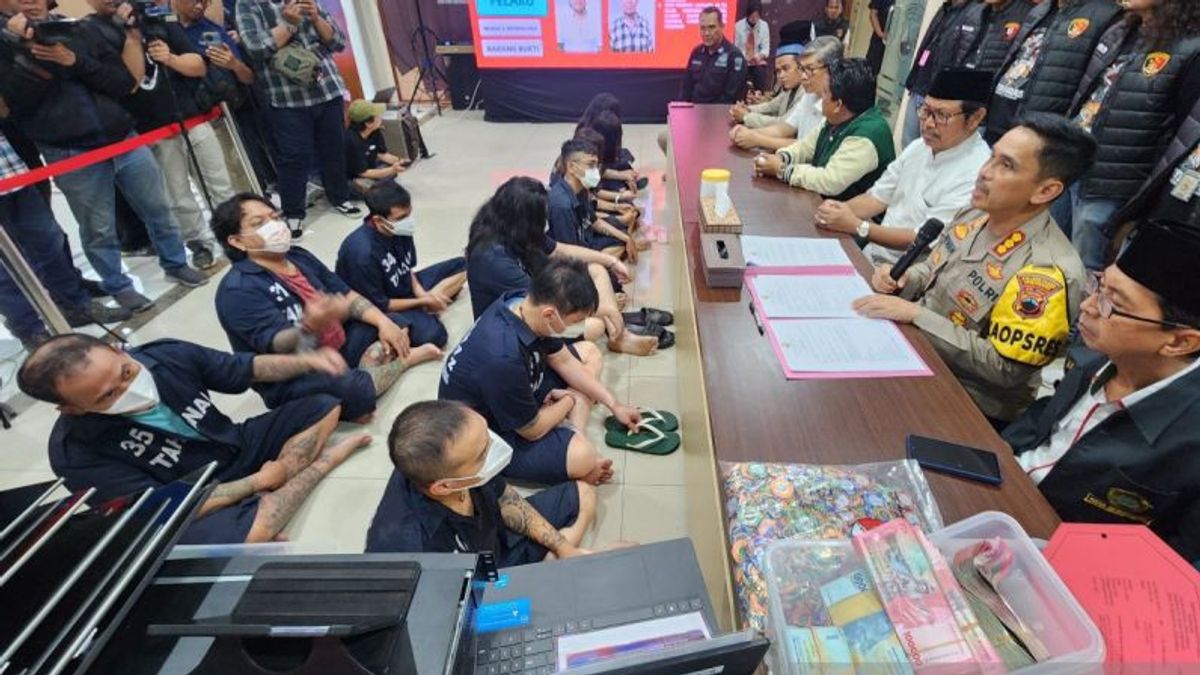 Polisi Tetapkan 10 Tersangka Kasus Kasino Berkedok Karaoke di Semarang, Uang Rp1,3 Miliar Disita