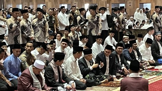 Jokowi-Ma'ruf Amin The Last Eid Prayer At Istiqlal As President And Vice President