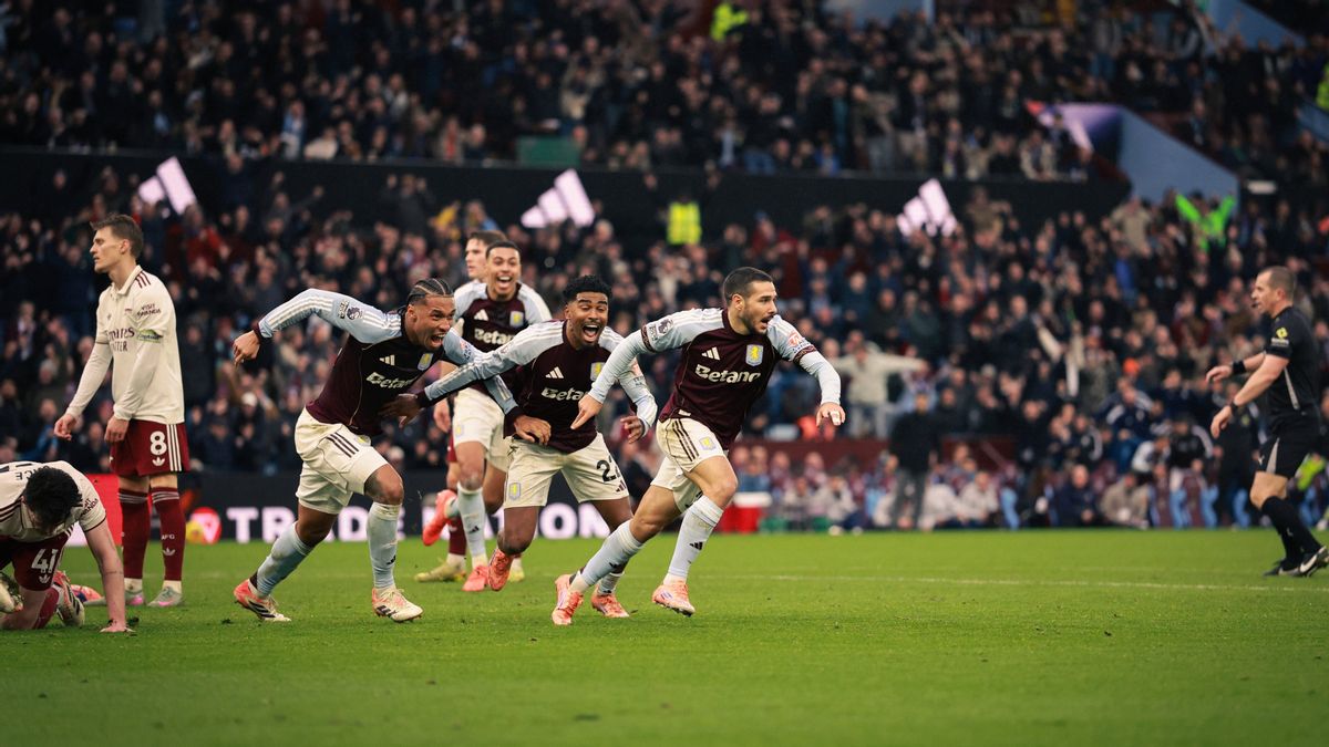 Dramatis, Gol Menit Terakhir Aston Villa Bungkam Arsenal