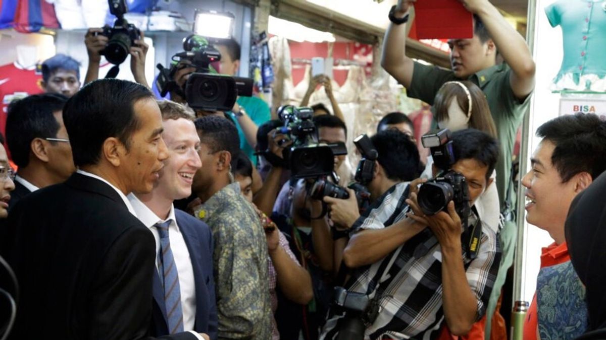 Mark Zuckerberg invite Jokowi à bloquer le marché des terres dans la mémoire d’aujourd’hui, 13 octobre 2014