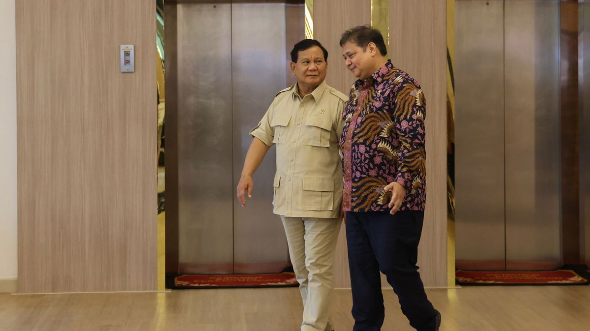 Airlangga-Prabowo Meet Four Eyes, Golkar Politician: Discussion Later Announces When It's Time