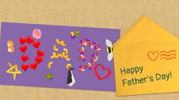 父亲节快乐，请使用Google Doodle制作贺卡！