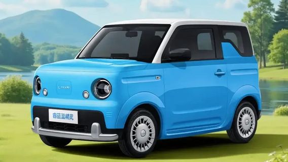 an Geely Livan Smurf, une voiture électrique sympa pour 81 millions de roupies