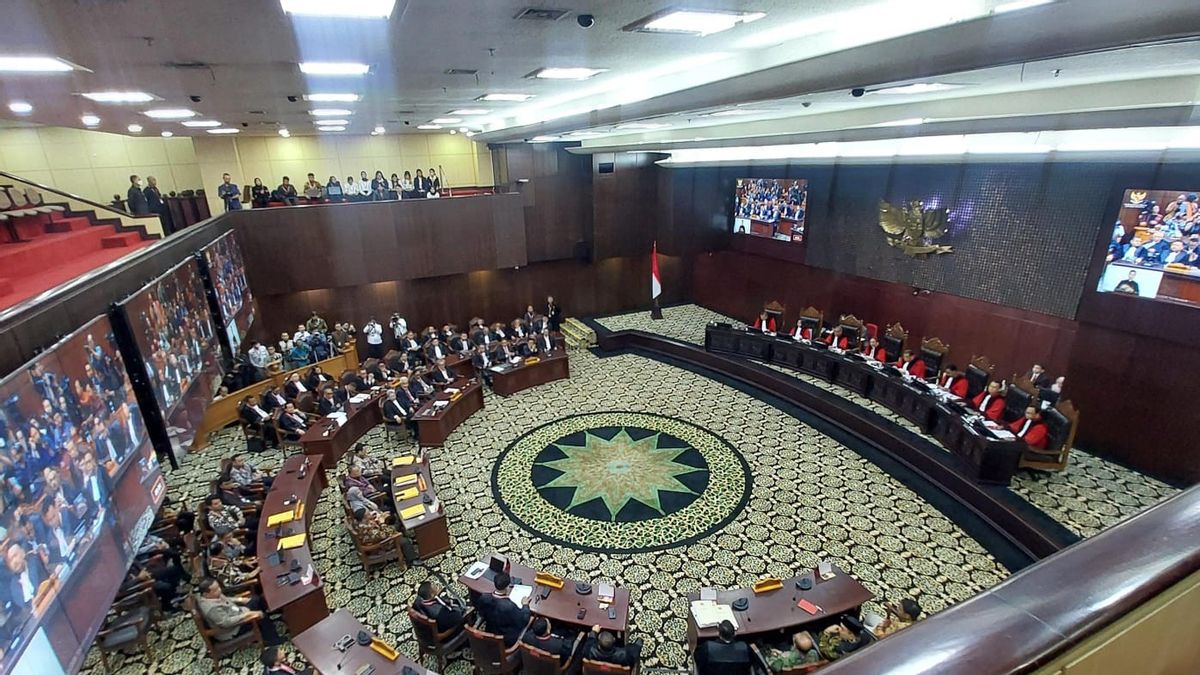 Call The Bawaslu Field, The Constitutional Court Admits That It Has No Authority To Tried For TSM Violations In Elections