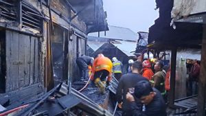 Kebakaran 10 Kios di Bukittinggi, Kerugian Sementara Rp800 Juta