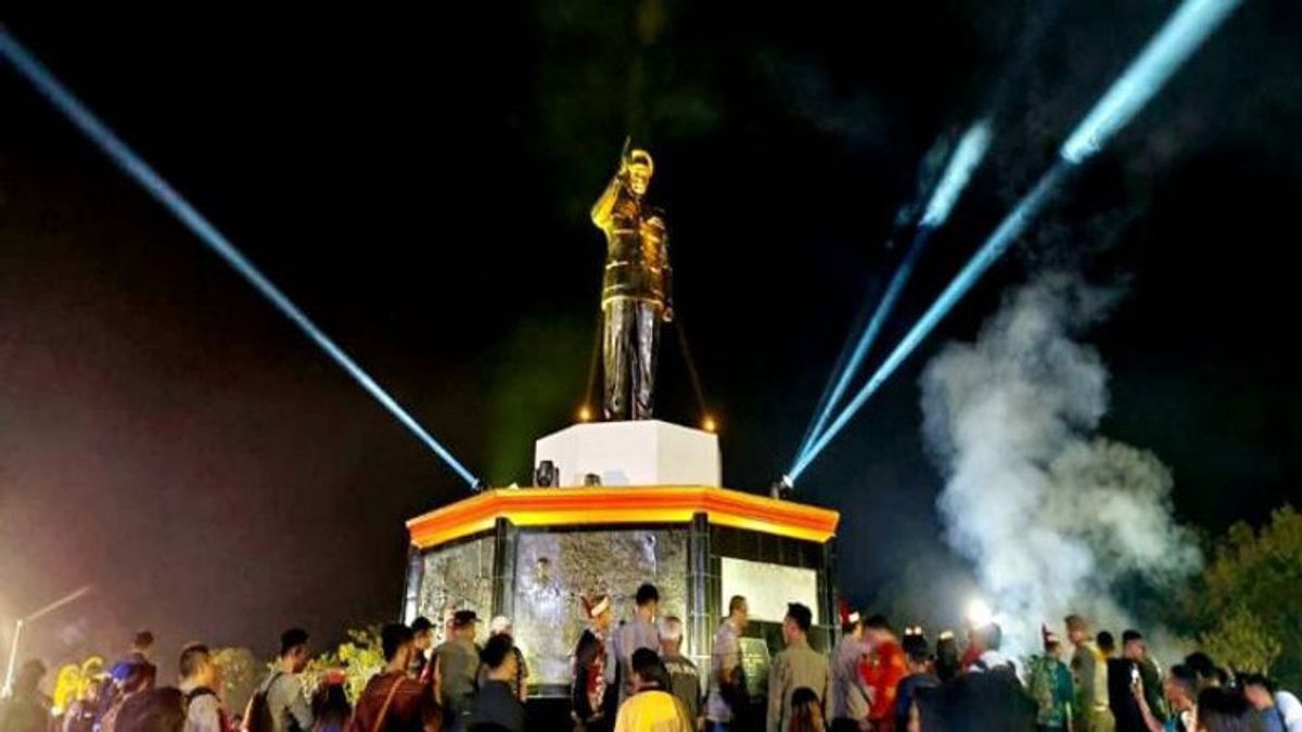 تمثال جديد ل Tjilik Riwut في كاتينغان ينفق ميزانية بقيمة 1.9 مليار روبية إندونيسية