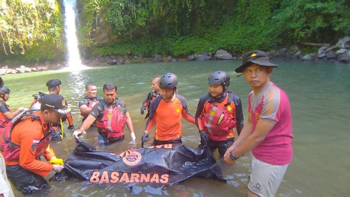 Remaja Tenggelam saat Mandi di Air Terjun Tibu Sendalam Lombok Barat Ditemukan Meninggal