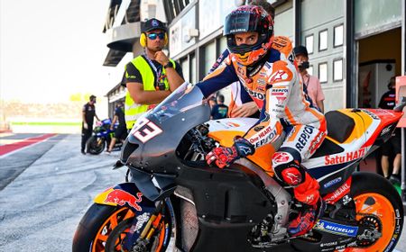 Kembali Mengendarai Motor Honda RC213V, Marc Marquez: Rasanya Sama Seperti...