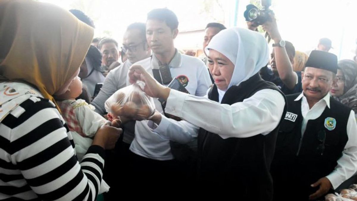 Gubernur Khofifah Sebut Harga Sembako di Jatim Paling Rendah Se-Jawa