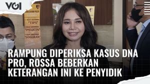 VIDEO: Kasus DNA Pro, Penyanyi Rossa Berikan Keterangan ke Penyidik Bareskrim