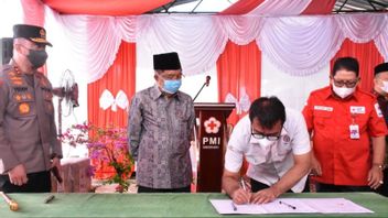 PT Semen Padang dan PMI Kerja Sama Bangun Hunian Sementara Korban Gempa Pasaman