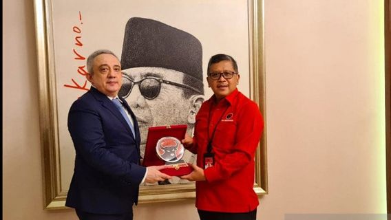 Terima Kunjungan Dubes Georgia, Hasto PDIP: Ibu Mega Sampaikan Salam Hangat