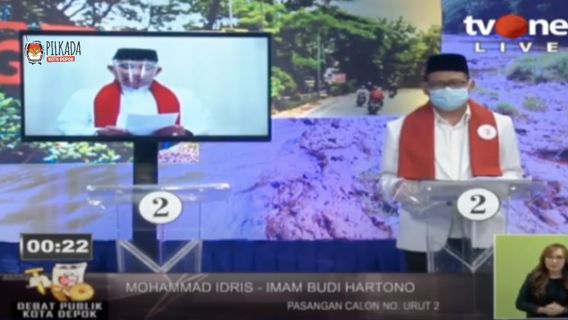 Isolasi Mandiri Usai Kena COVID-19, Petahana Idris Ikut Debat Pilkada Depok Virtual