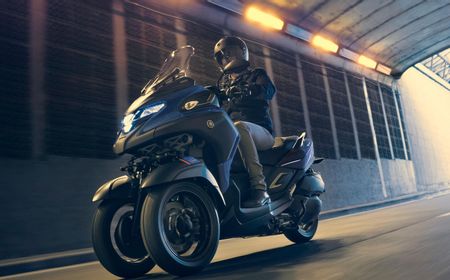 Yamaha Tricity 300 Edisi 2024, Sentuhan Sporty dengan Teknologi Leaning Multi Wheel