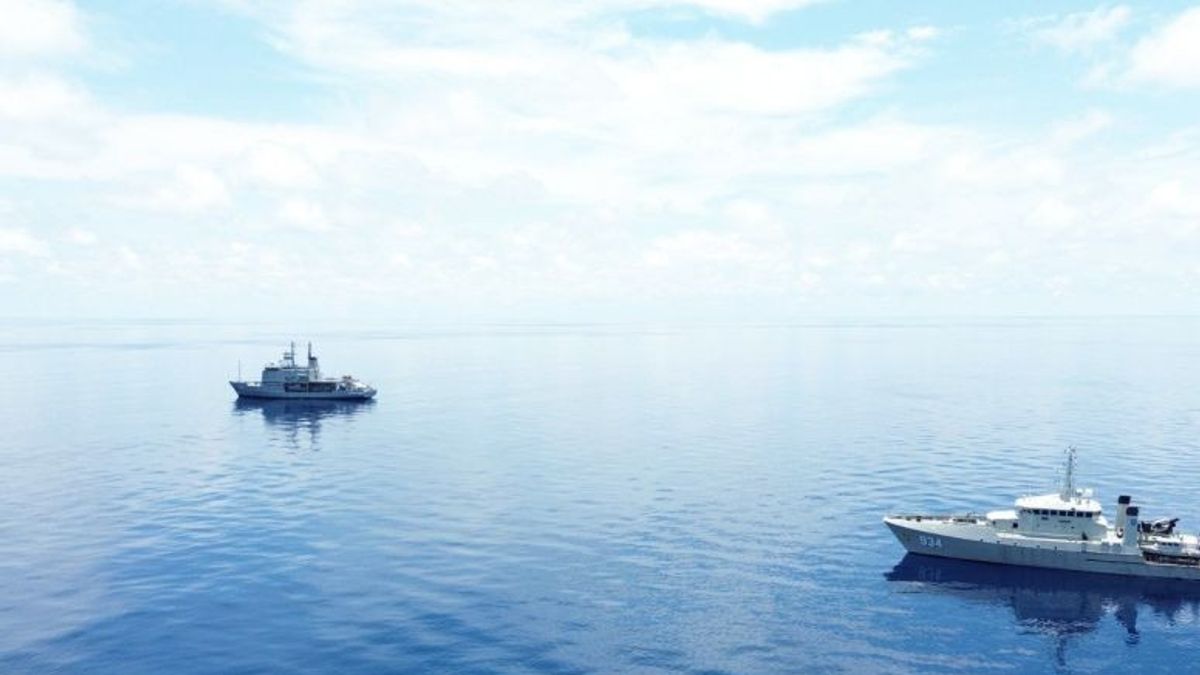 TNI AL Gelar Latihan Manuver Kapal dengan Angkatan Laut Australia