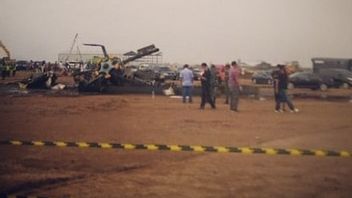 MI-17直升机坠落肯达尔，4名印尼陆军士兵死亡