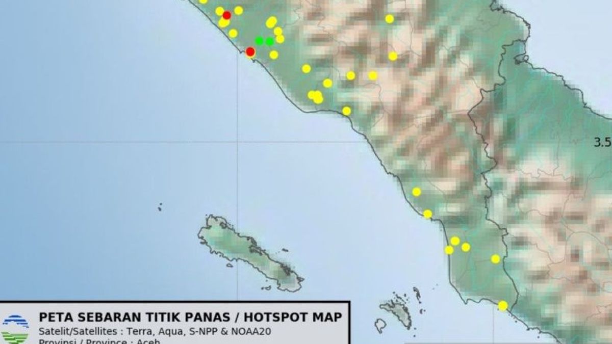 23 Titik Api Karhutla Terpantau di Aceh Barat 