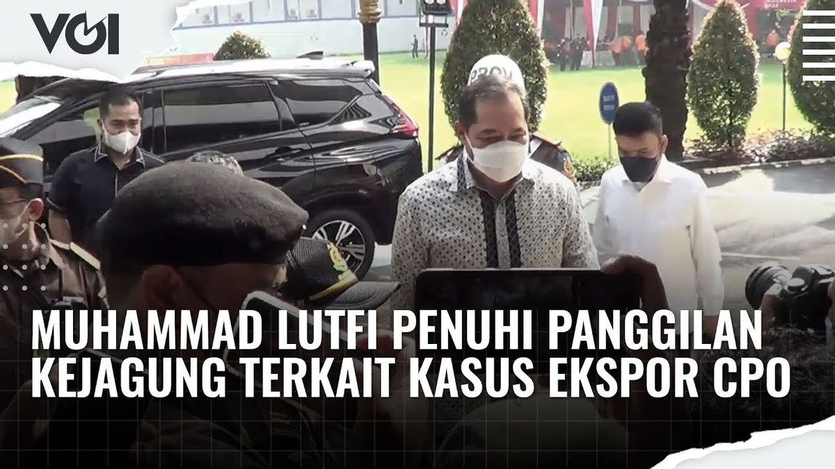 VIDEO: No Comments, Muhammad Lutfi Responds To The Attorney General's Call Regarding Cooking Oil Case