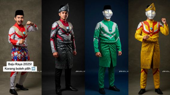 Viral Baju Lebaran Bertema Ultraman, Bakal Jadi Tren?