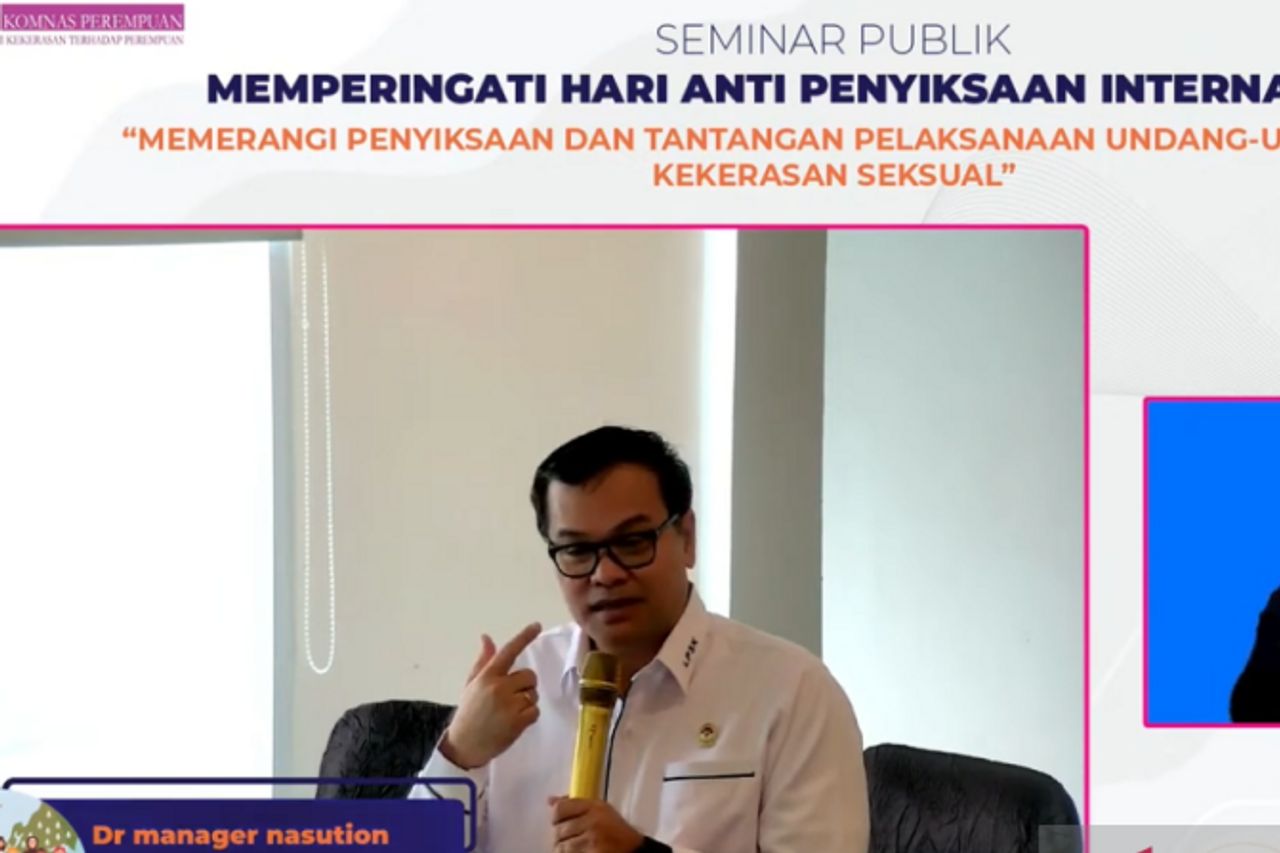 LPSK: Indonesia Is An Emergency For Sexual Violence