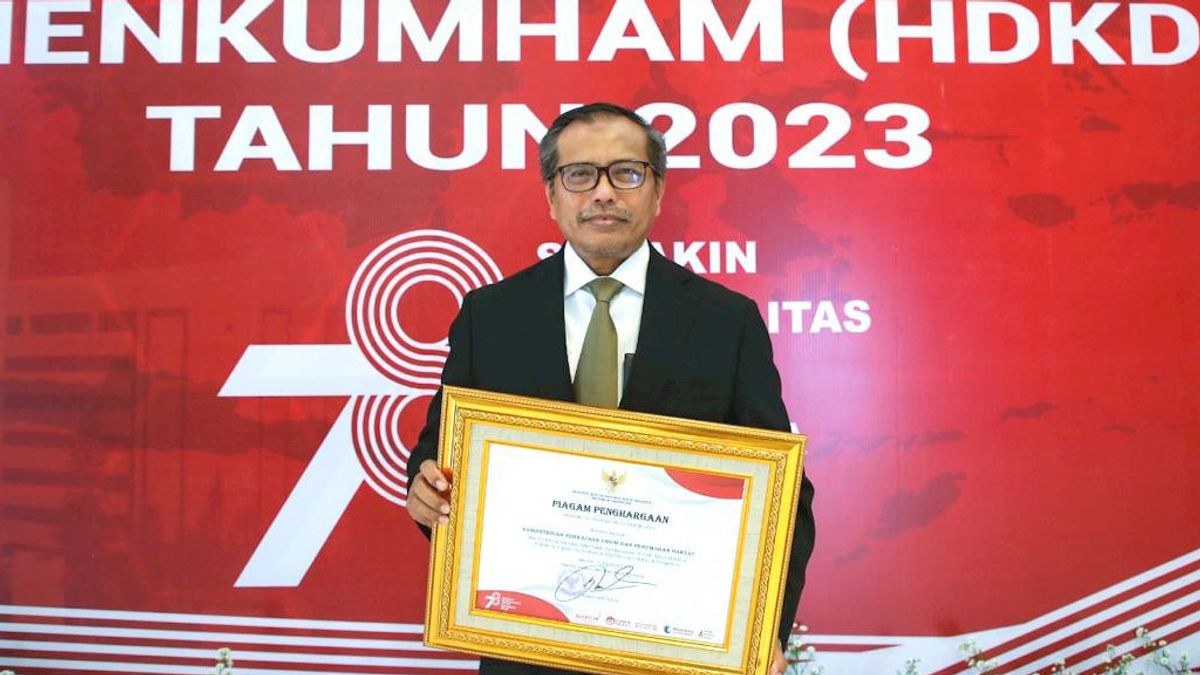 Kementerian PUPR Raih Penghargaan Kemenkumham atas Dukungan Infrastruktur Pendidikan di Tangerang