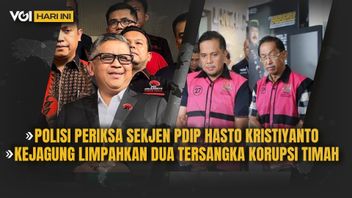 VIDEO VOI Today: Police Examine PDIP Secretary General Hasto Kristiyanto, Tin Corruption Files Delegated By The Prosecutor's Office