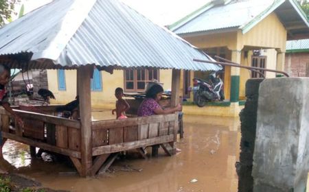 Banjir Rendam 30 Rumah dan 2 Hektare Lahan Pertanian di Bima NTB Mulai Surut