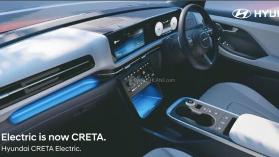 Meluncur Tak Lama Lagi, Begini Wujud Interior Mobil Listrik Hyundai Creta