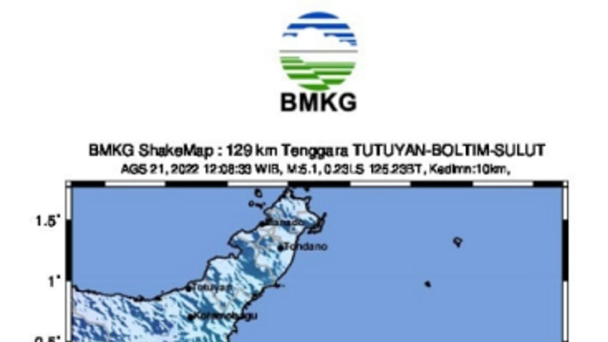 Gempa M 5,1 Sulut Akibat Deformasi Lempeng Laut Maluku