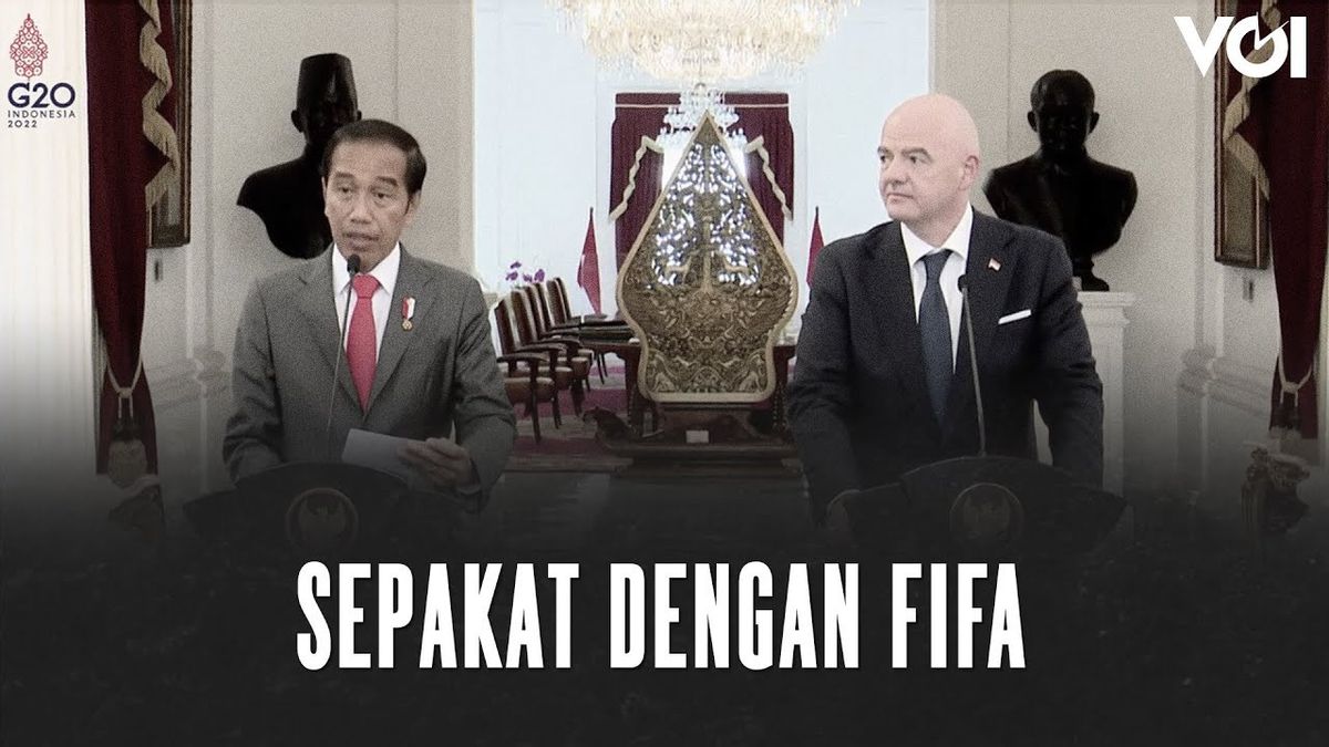 VIDEO: Meet The President Of FIFA, This Is What Jokowi Said