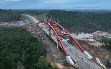 Jembatan Dirgahayu Tol IKN Senilai Rp2,42 Triliun Segera Rampung