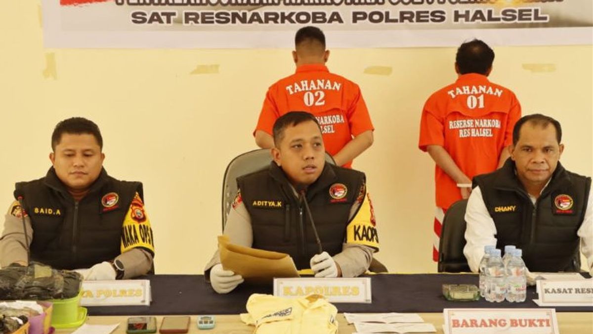 Police Arrest 2 Youth Traffickers 2 Kg Of Marijuana In South Halmahera