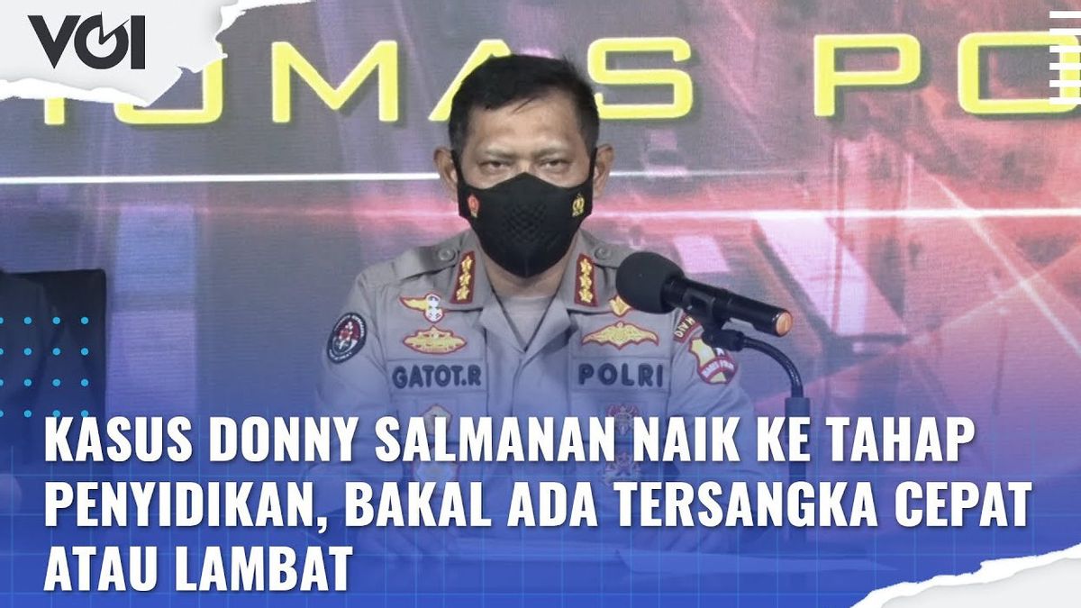 视频：警方称，Donny Salmanan与二元期权有关的案件上升到调查阶段