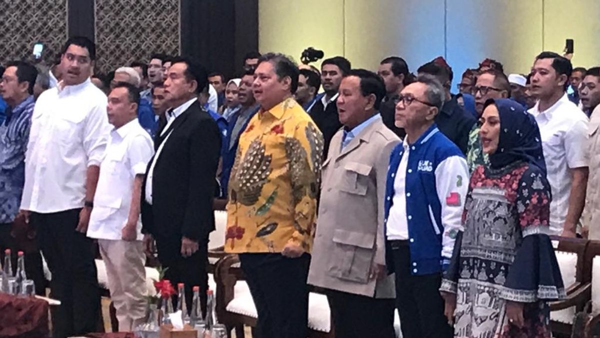 普拉博沃支持党高级印度尼西亚联盟的名称,类似于佐科威内阁,Airlangga:自发性