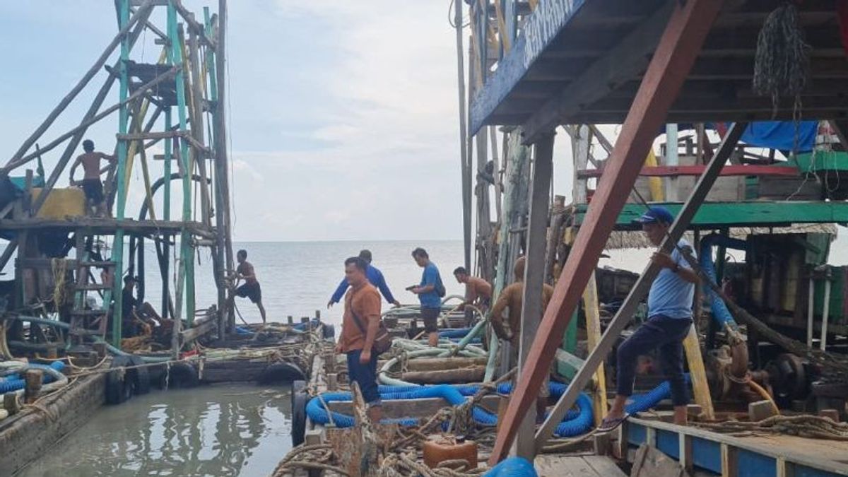 Illegal Mining Actors, West Bangka Police Denies Any Members Asking For Ransom From Confiscation Of 60 Pontons