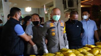 La Police Révèle L’affaire De Drogue Du Réseau Du Moyen-Orient, Sita 201 Kg Sabu à L’hôtel Petamburan