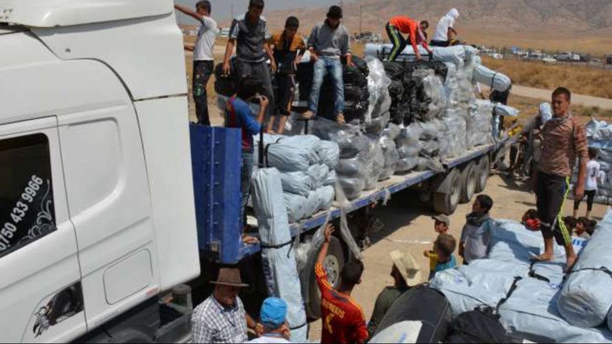 トルコ、シリアのクルド人への人道支援コンヴォイを再びブロック
