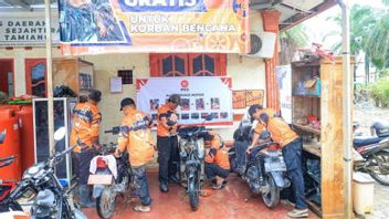 Gratis untuk Korban Banjir di Aceh Tamiang, PKS Dirikan Bengkel Motor 