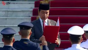 Inaugurating TNI-Polri Officers, Jokowi Reminds The Dangers Of Cyber Attacks