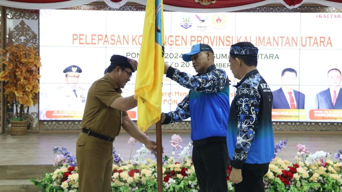 Le contingent de Kaltara est prêt à participer à 28 sports lors du PON XXI Aceh-Sumatra du Nord 2024