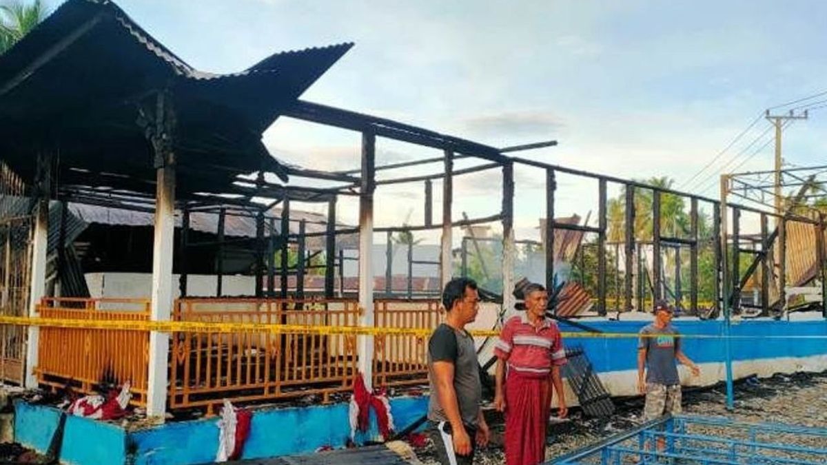 Terjadi Kebakaran Masjid di Aceh Barat, BPBD Jinakkan si Jago Merah Dini Hari