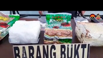 La Police Arrête Un Trafiquant De Drogue à Makassar, 2 Kg De Meth Saisis