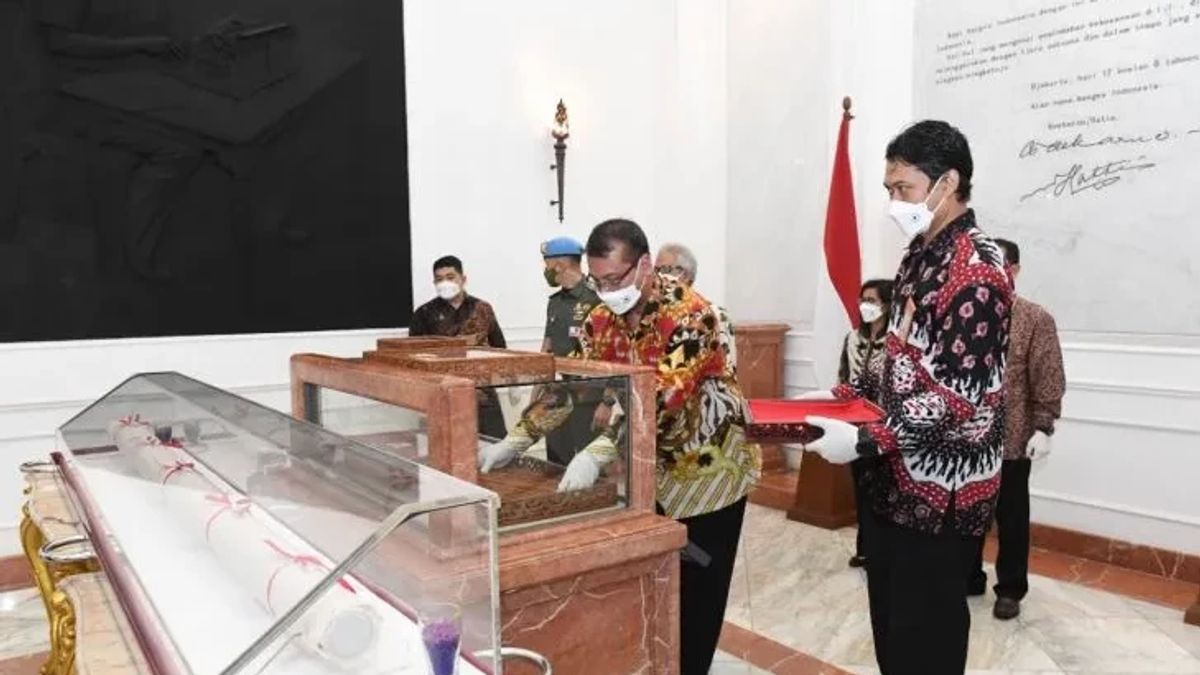 Returned By The Presidential Secretariat, ANRI Reveals The Importance Of The Original Text Of The Proclamation